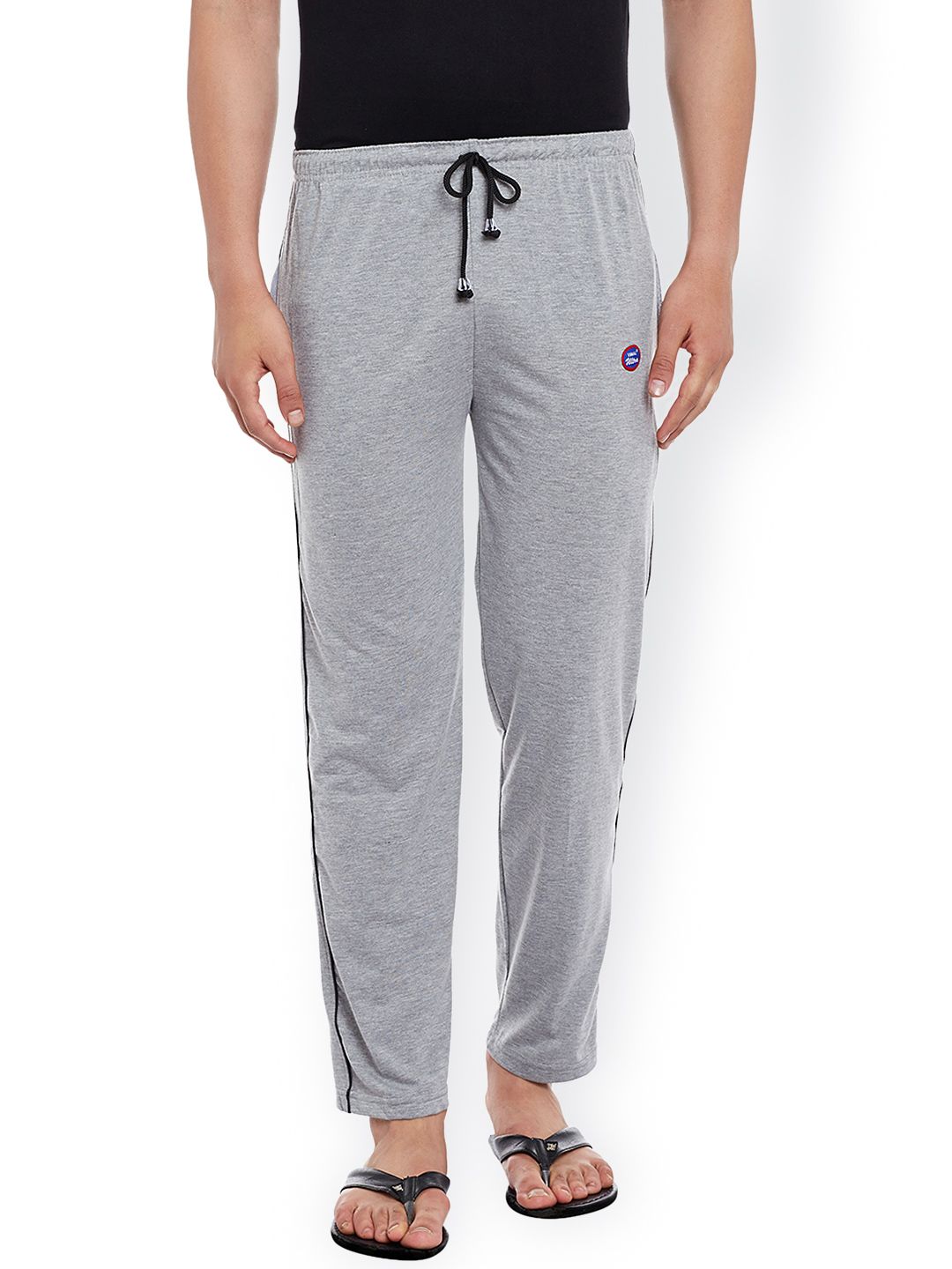 mack jonney VIMAL Men Grey Melange Solid Lounge Pants-picture-53