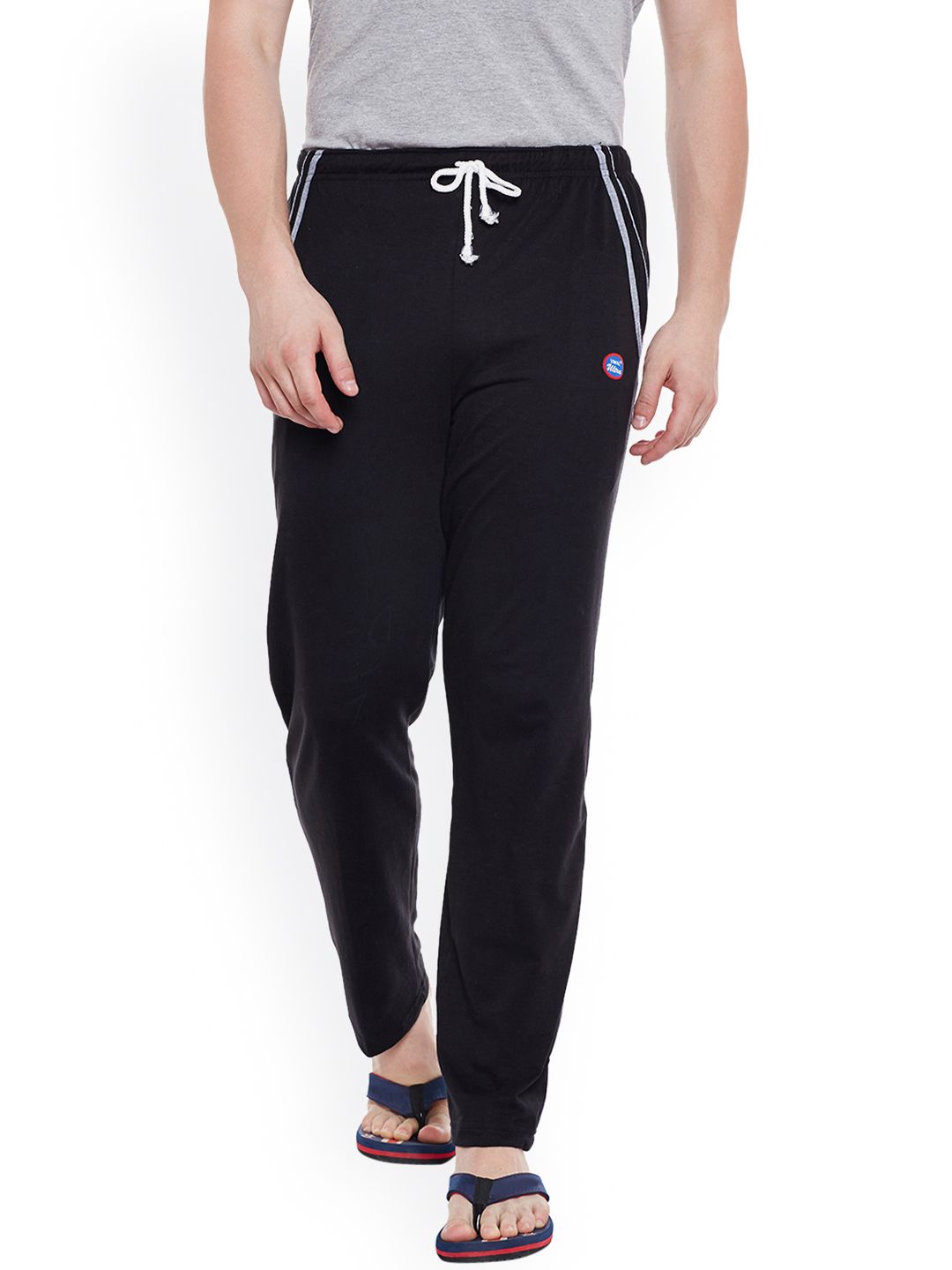 mack jonney VIMAL Men Black Solid Lounge Pants-picture-12