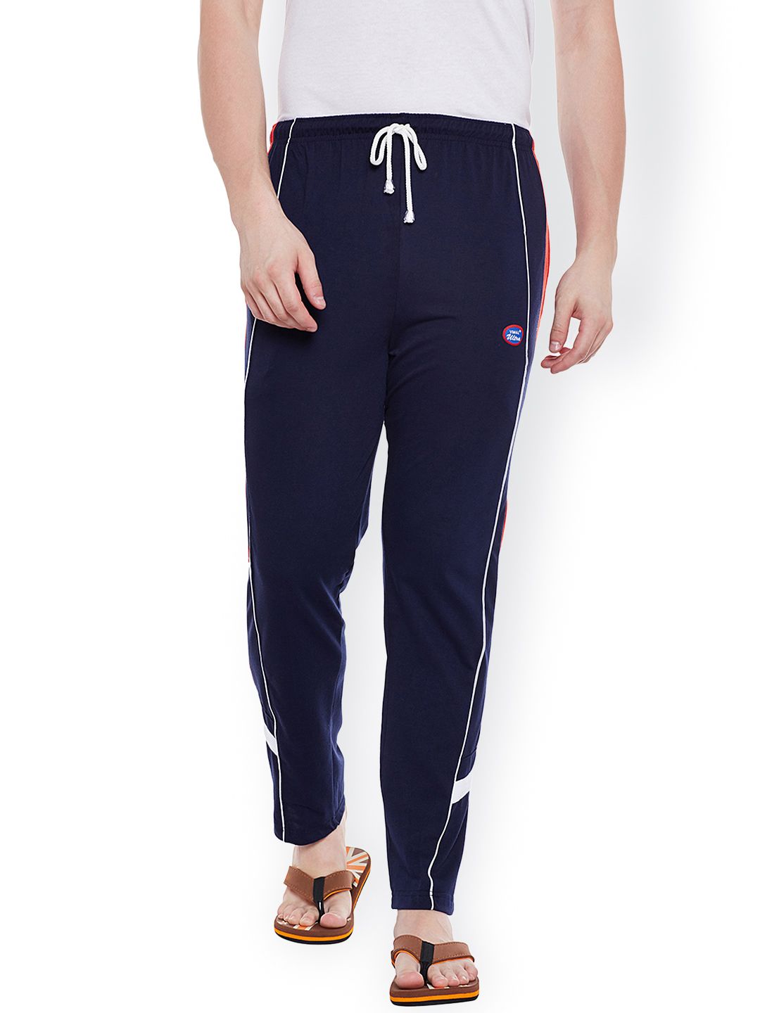 mack jonney VIMAL Men Navy Blue Solid Lounge Pants-picture-55