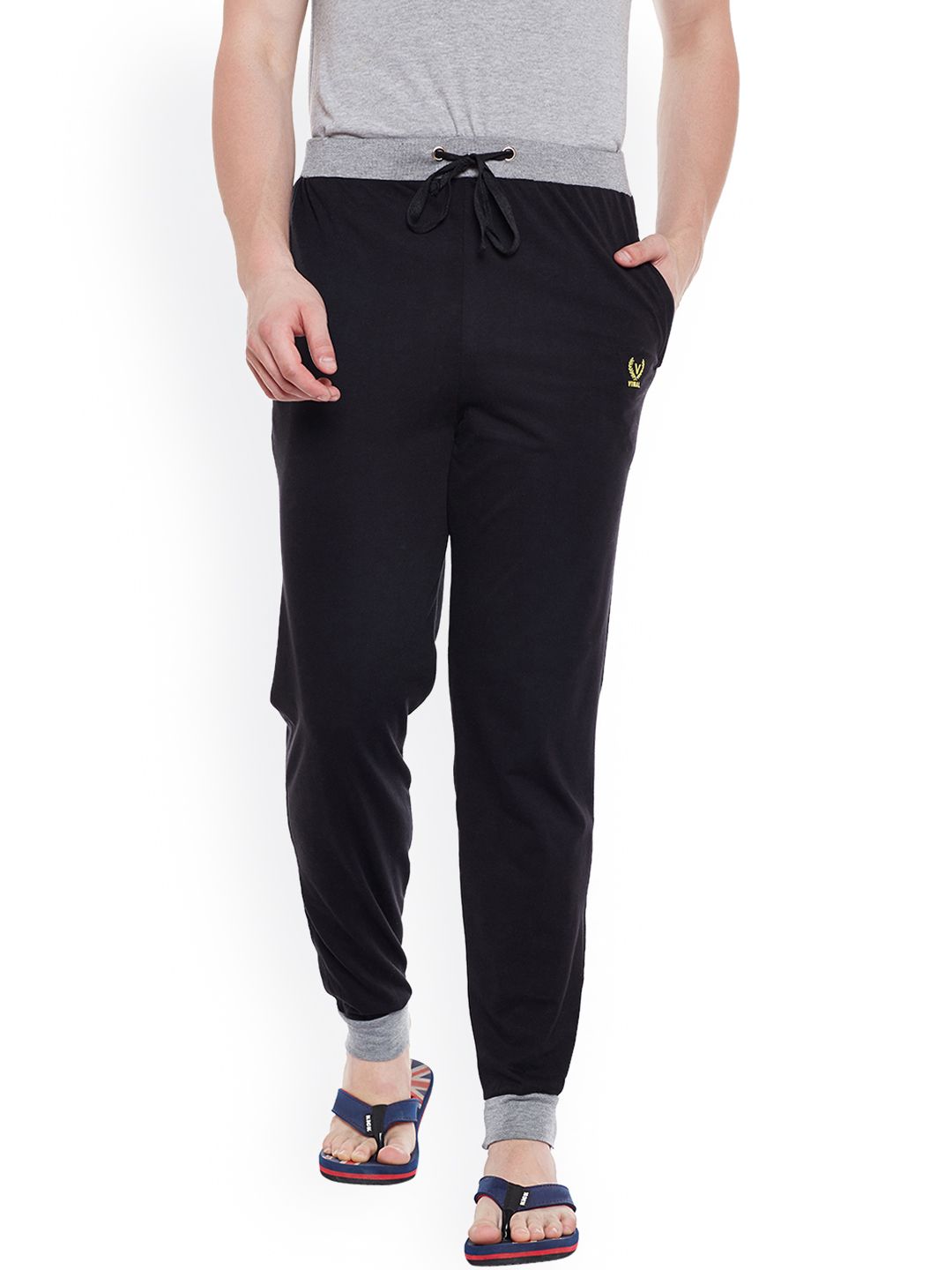 mack jonney VIMAL Black Joggers D9-picture-36