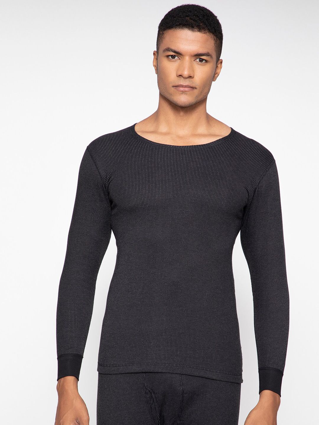 SPORTO Men Black Striped Ultima Thermal T-Shirt-picture-32