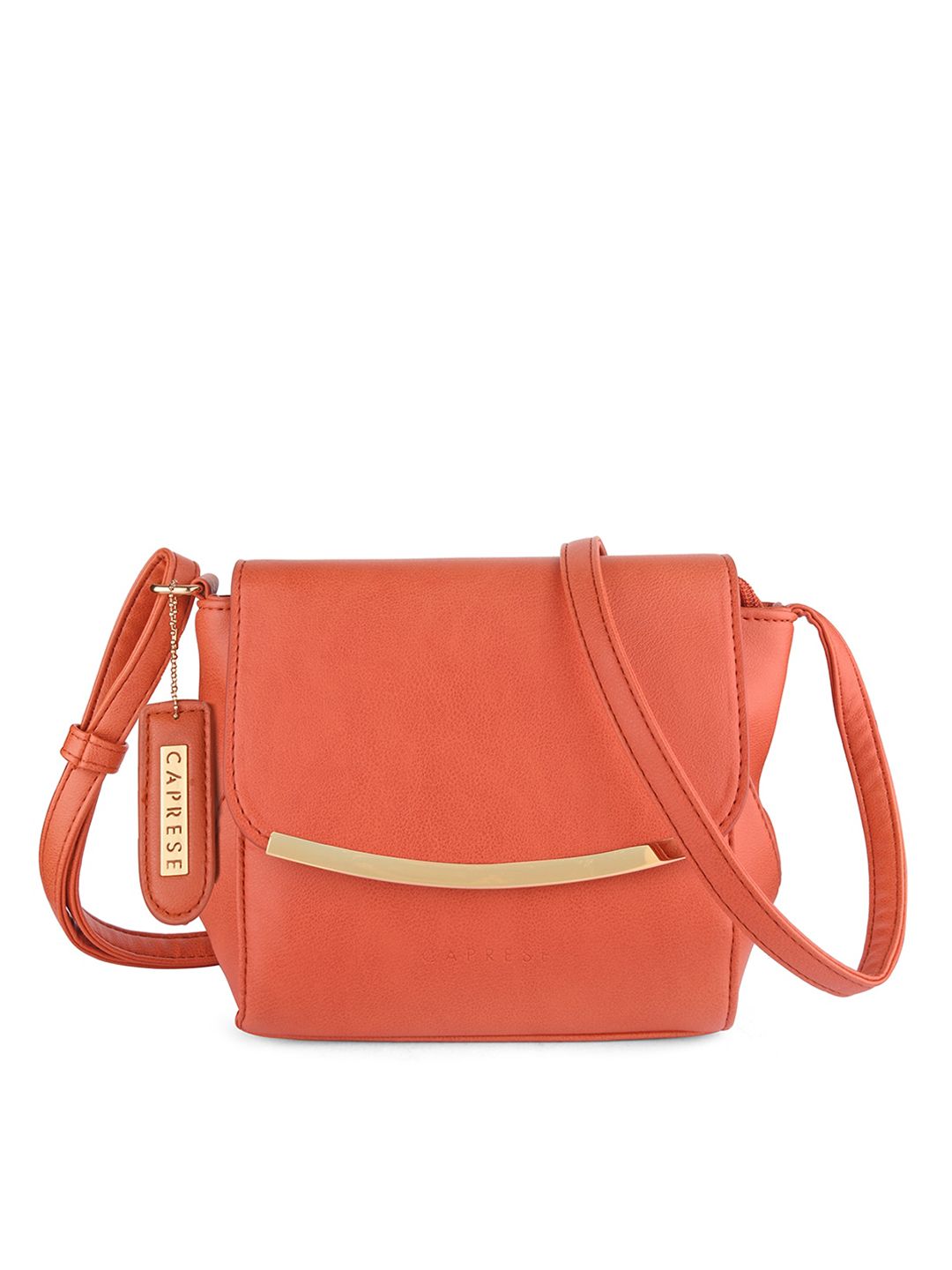 Caprese Yondela Women Peach Medium Sling Bag-picture-41