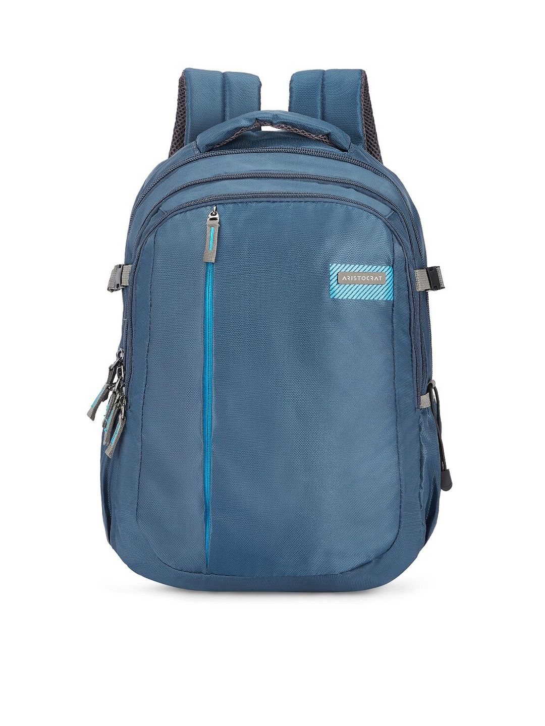 Aristocrat Unisex Navy Blue & Blue Padded Ergonomic Backpack Price