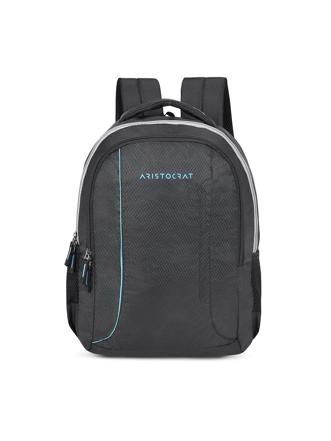 Aristocrat Unisex Black & Blue Backpack-picture-33