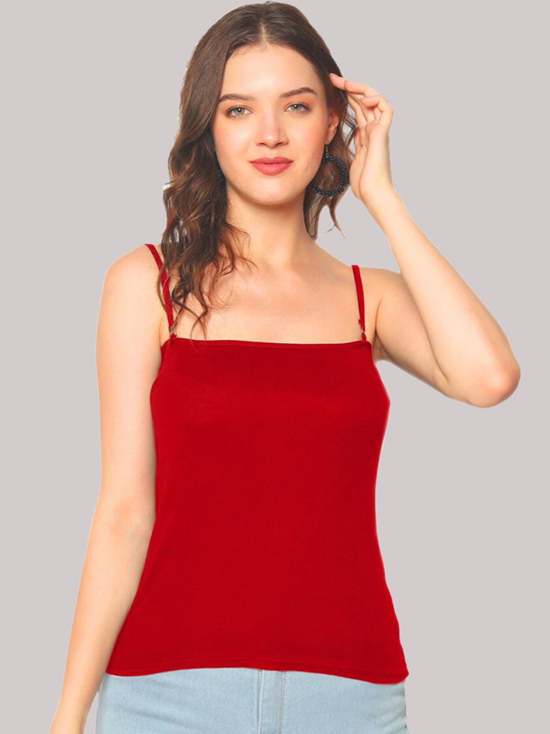 KEX Red Adjustable Camisole-image-2