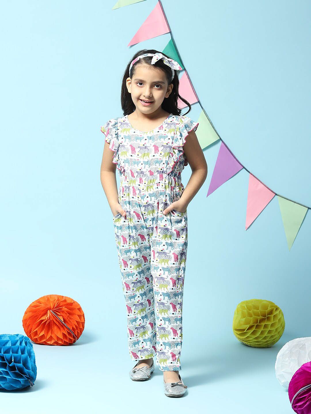 Biba Girls Printed Basic Jumpsuit-picture-18