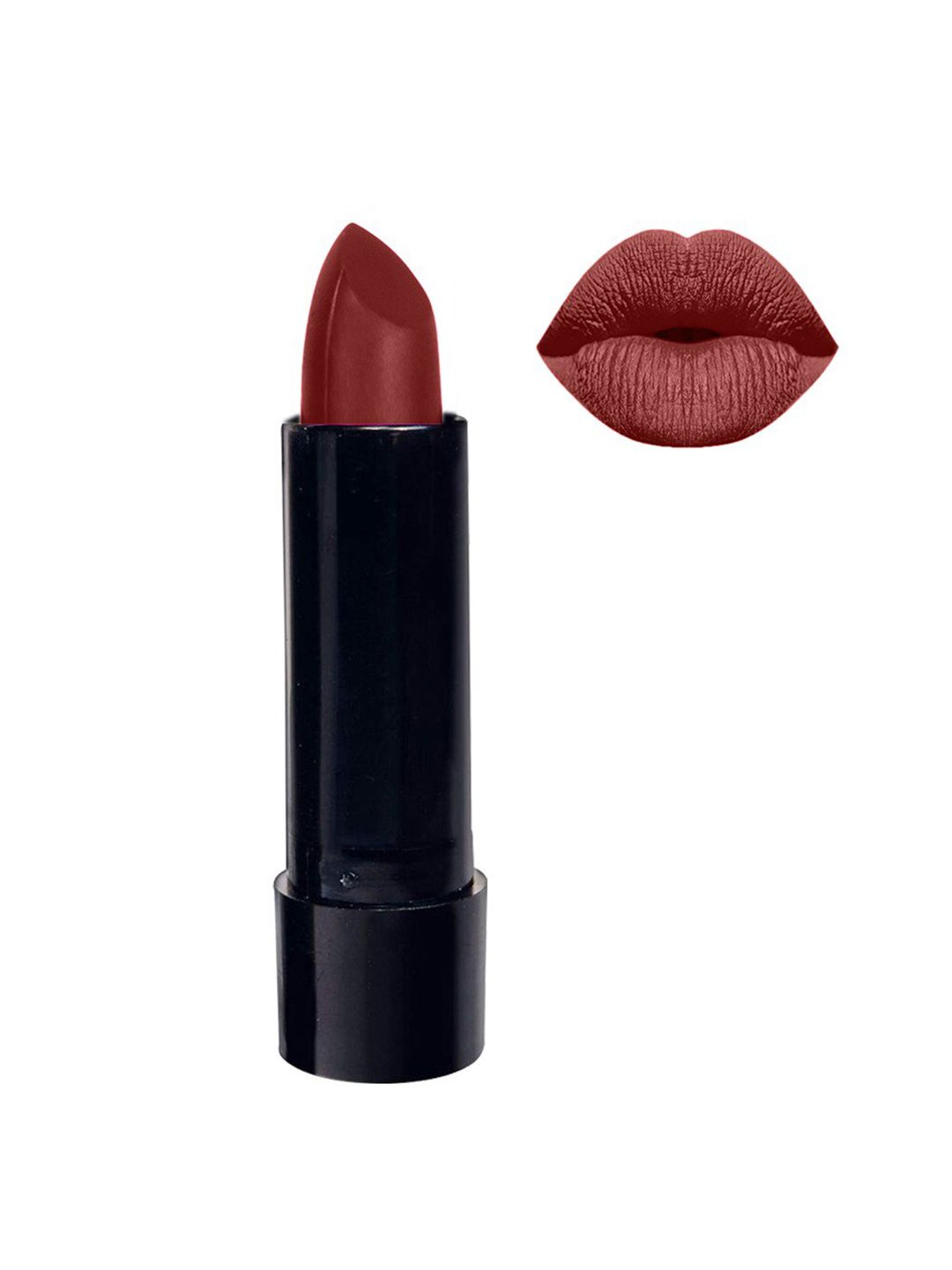 krayons Cute Pop Matte Waterproof Longlasting Lipstick 3.5 gm - Cherry Maroon-image-12