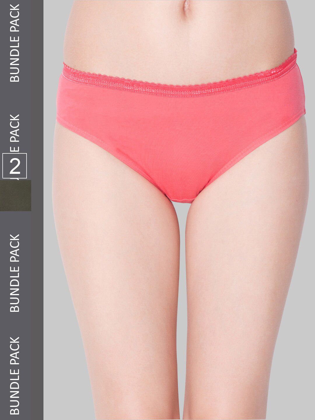 Dollar Missy Pack of 2 Solid Outer Elasticated Hipster Panty MMBB-101S-R3-OE2-PO2-picture-25