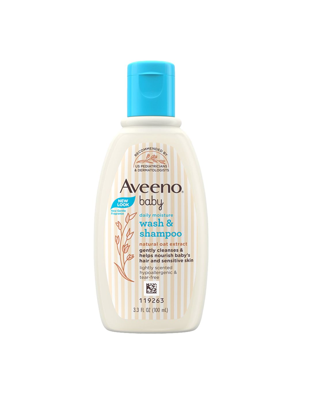 Aveeno Baby Daily Moisture Wash & Shampoo with Natural Oat Extract - 100ml-picture-55