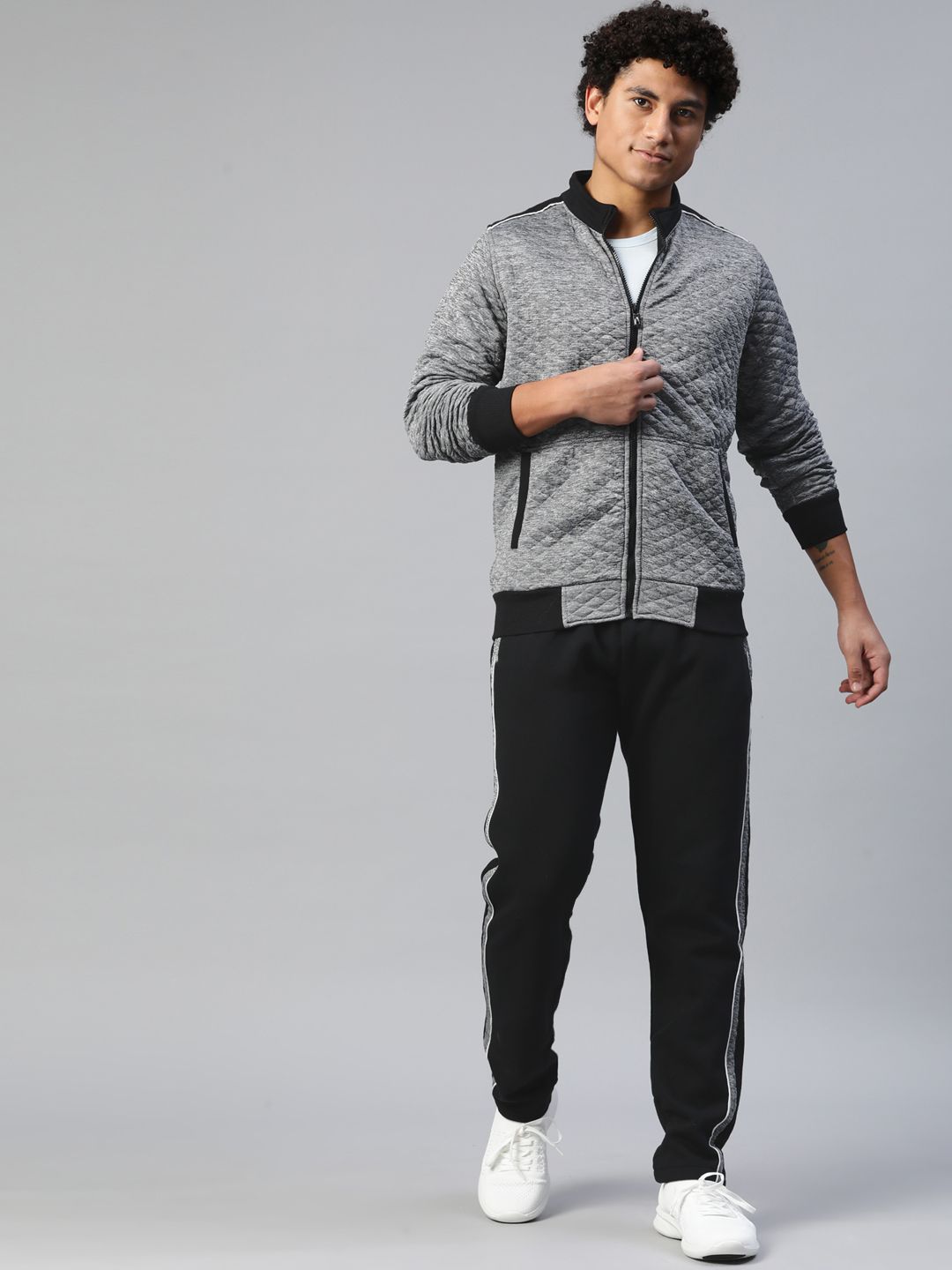 Pierre Carlo Men Textured Tracksuit-picture-53