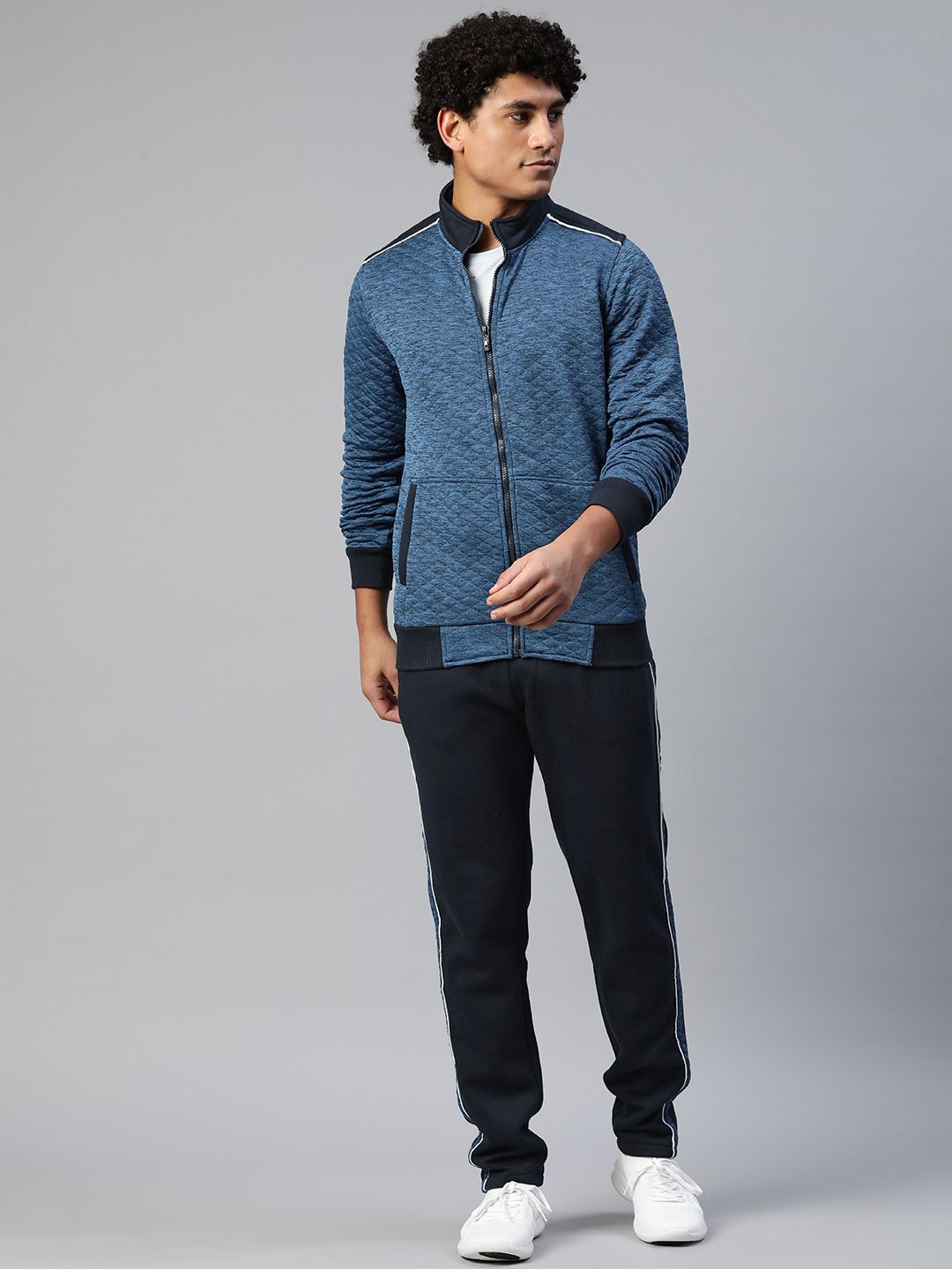 Pierre Carlo Men Textured tracksuit-picture-32