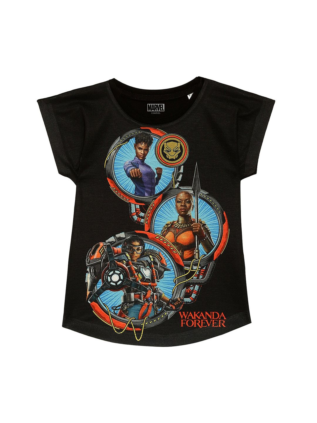 Marvel by Wear Your Mind Girls Graphic Print Top-picture-33