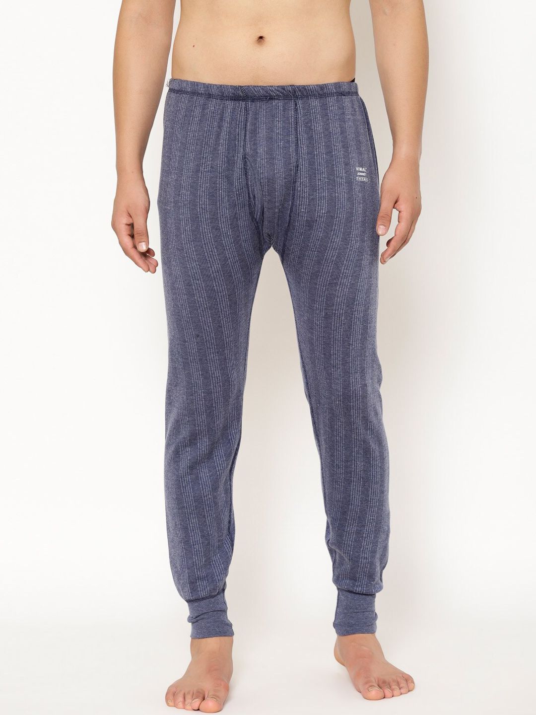 mack jonney VIMAL JONNEY Men Striped Cotton Thermal Bottoms-picture-20