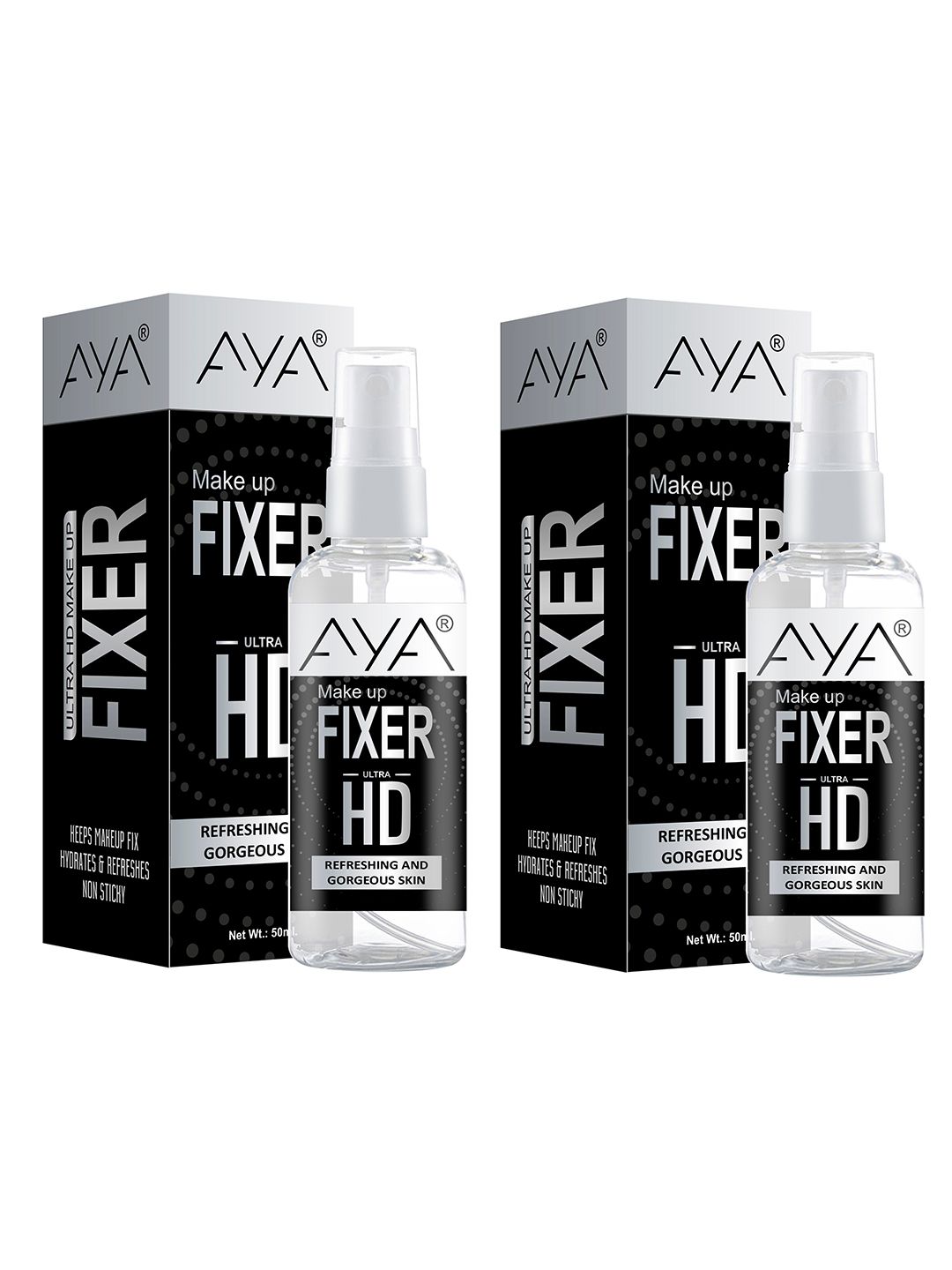 AYA Set Of 2 Ultra HD Makeup Fixer 50ml Each-image-34