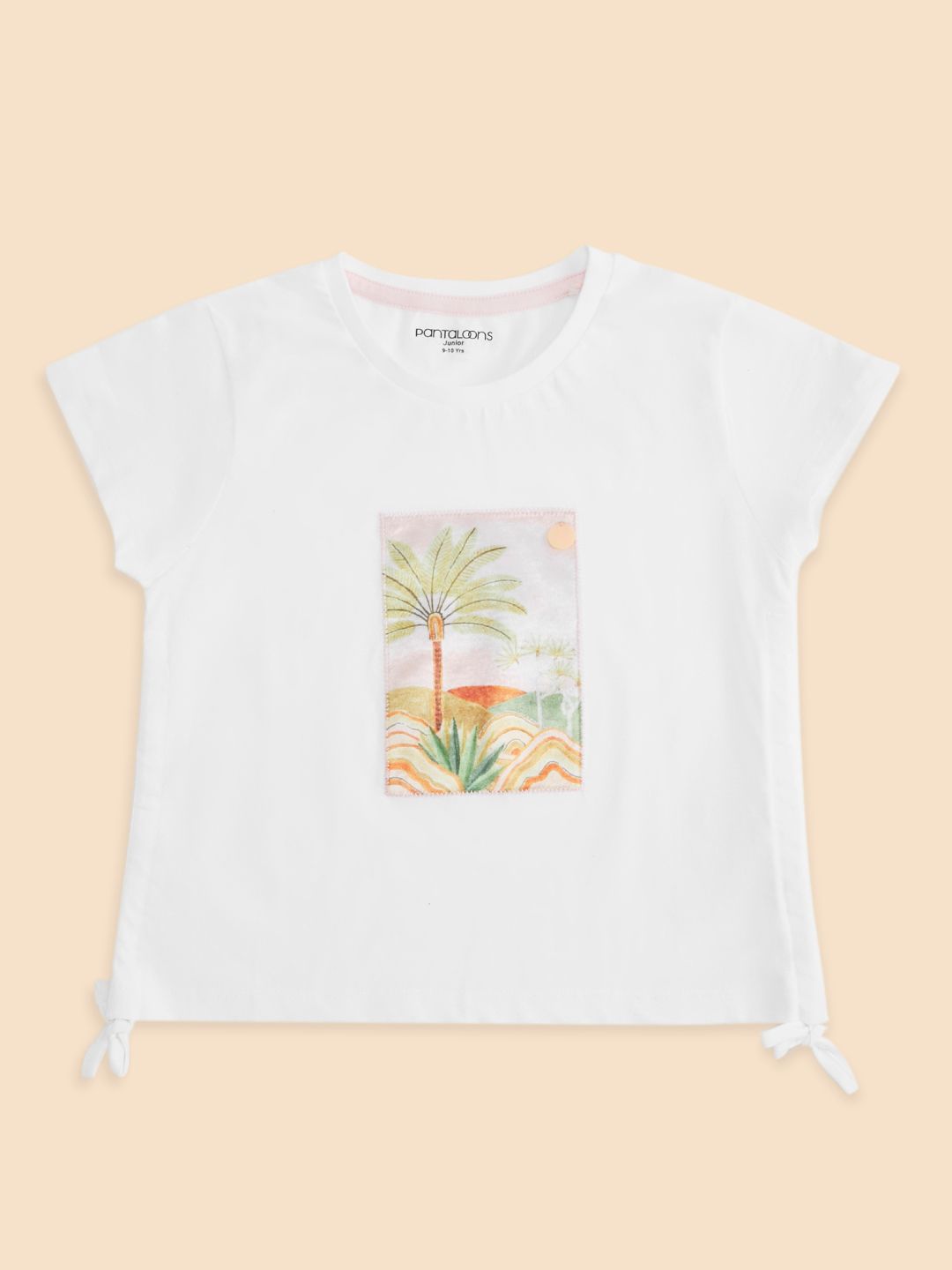 Pantaloons Junior Girls Tropical Print Tropical Top-picture-10