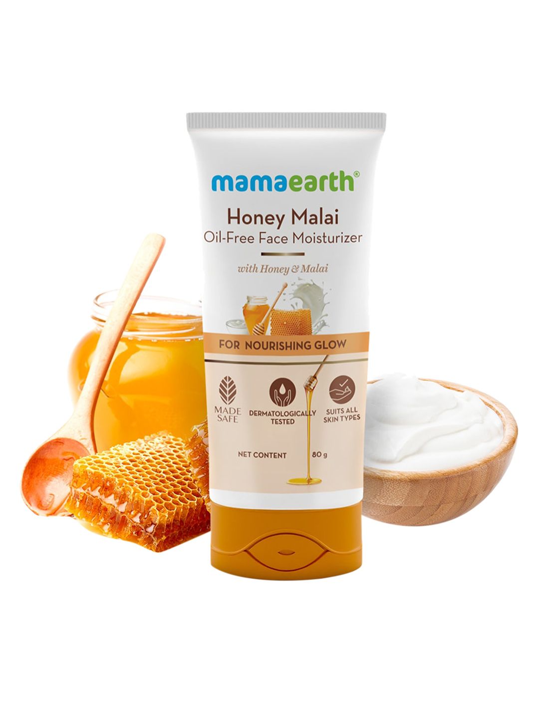 Mamaearth Honey Malai Oil-Free Face Moisturizer 80g-picture-9