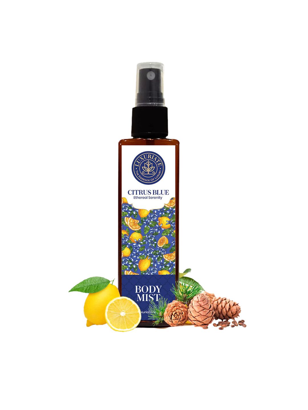LUXURIATE Citrus Blue Ethereal Serenity Fragrance Body Mist - 100ml-image-46