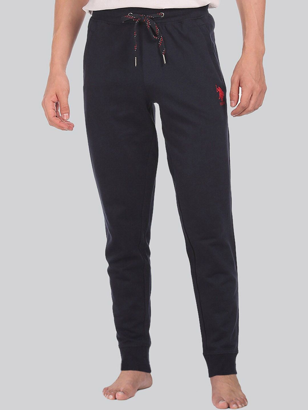 U.S. Polo Assn. Men Cotton Mid Rise Athleisure Joggers-picture-15