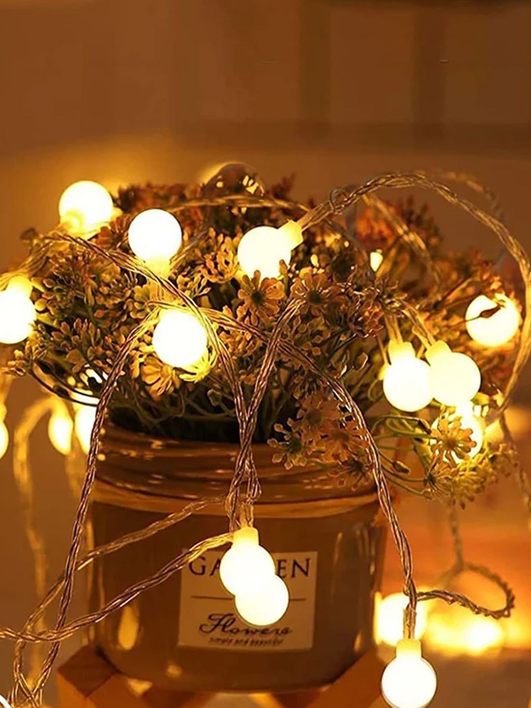 Homesake Yellow Ball LED Lights String Lights - 5Mtrs-image-13