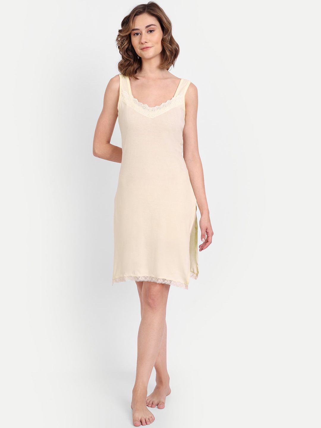 BLAZON Women Cotton Hosiery Longline Camisoles-picture-45