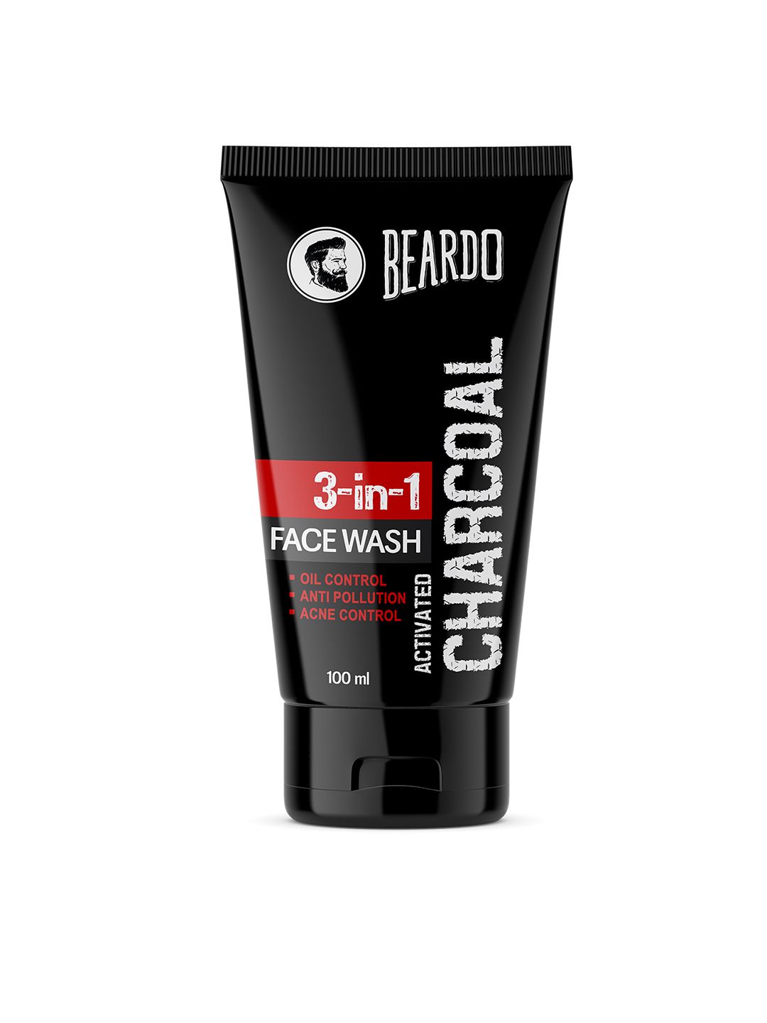 BEARDO Men Activated Charcoal Acne Oil-Pollution Control Face Wash-100 ml-image-29