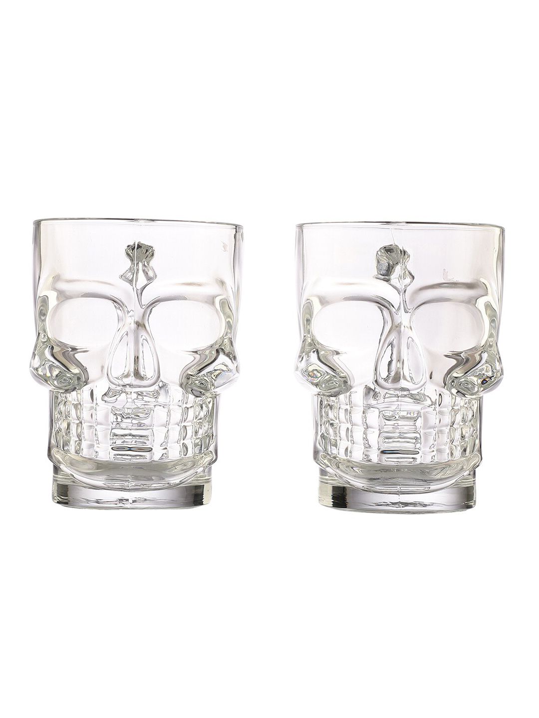 ceradeco Set Of 6 Skull Shaped Beer Glasses - 540ML-picture-30