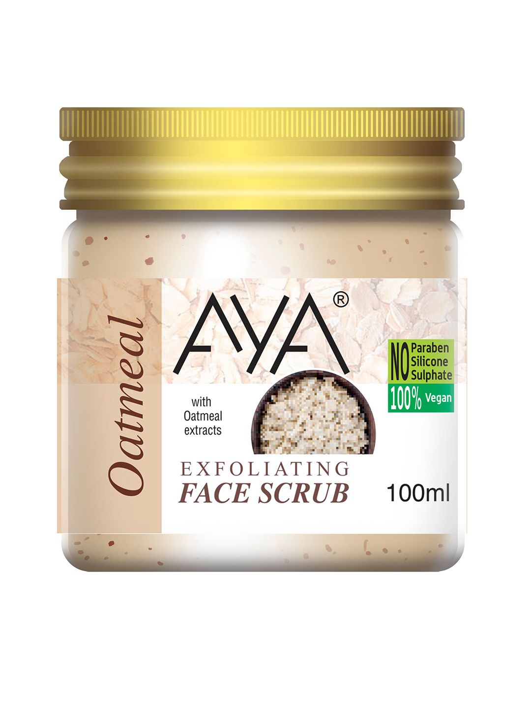 AYA Oatmeal Exfoliating Face Scrub 100 ml-image-4