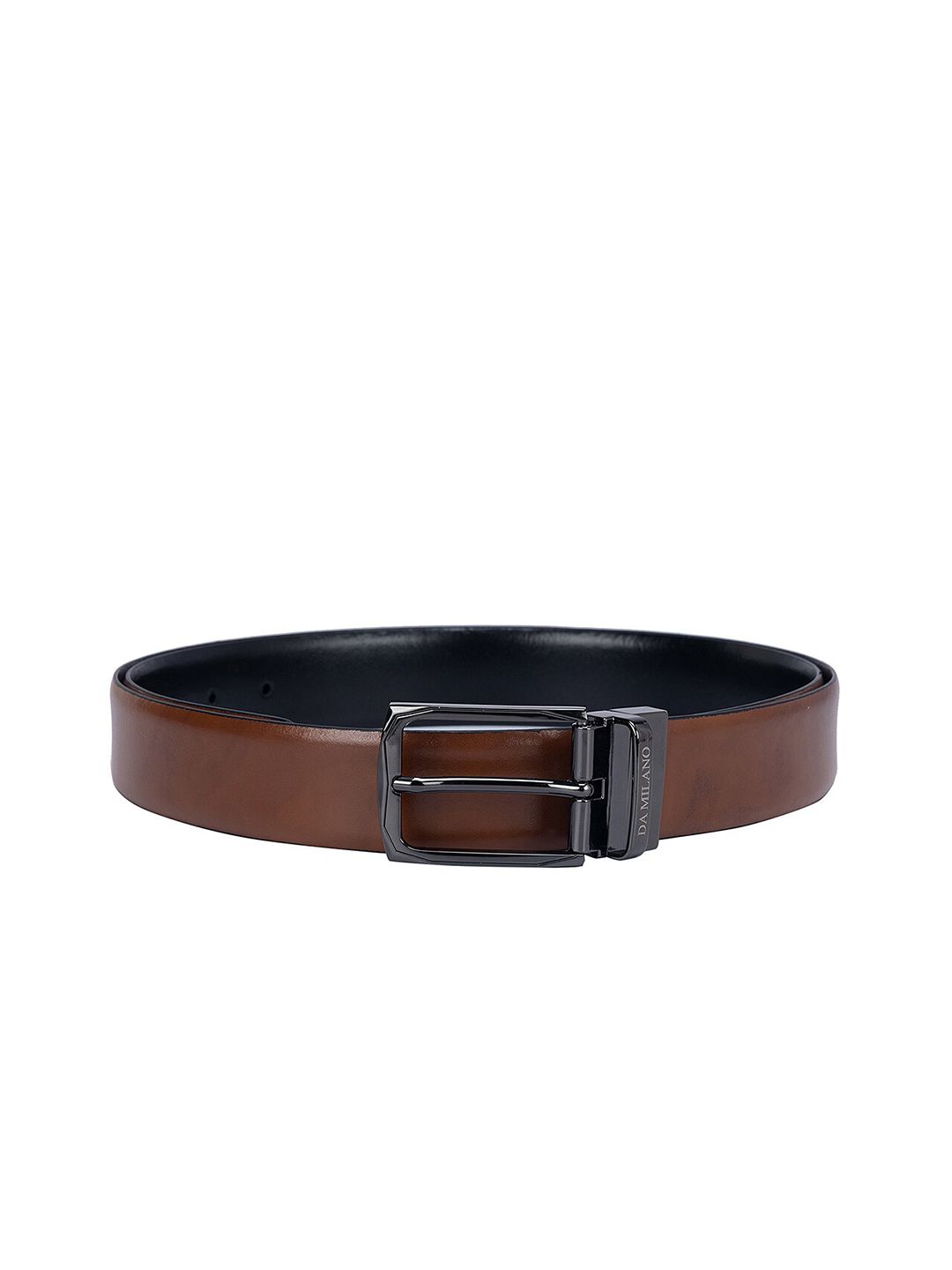 Da Milano Men Textured Leather Formal Belt-picture-16