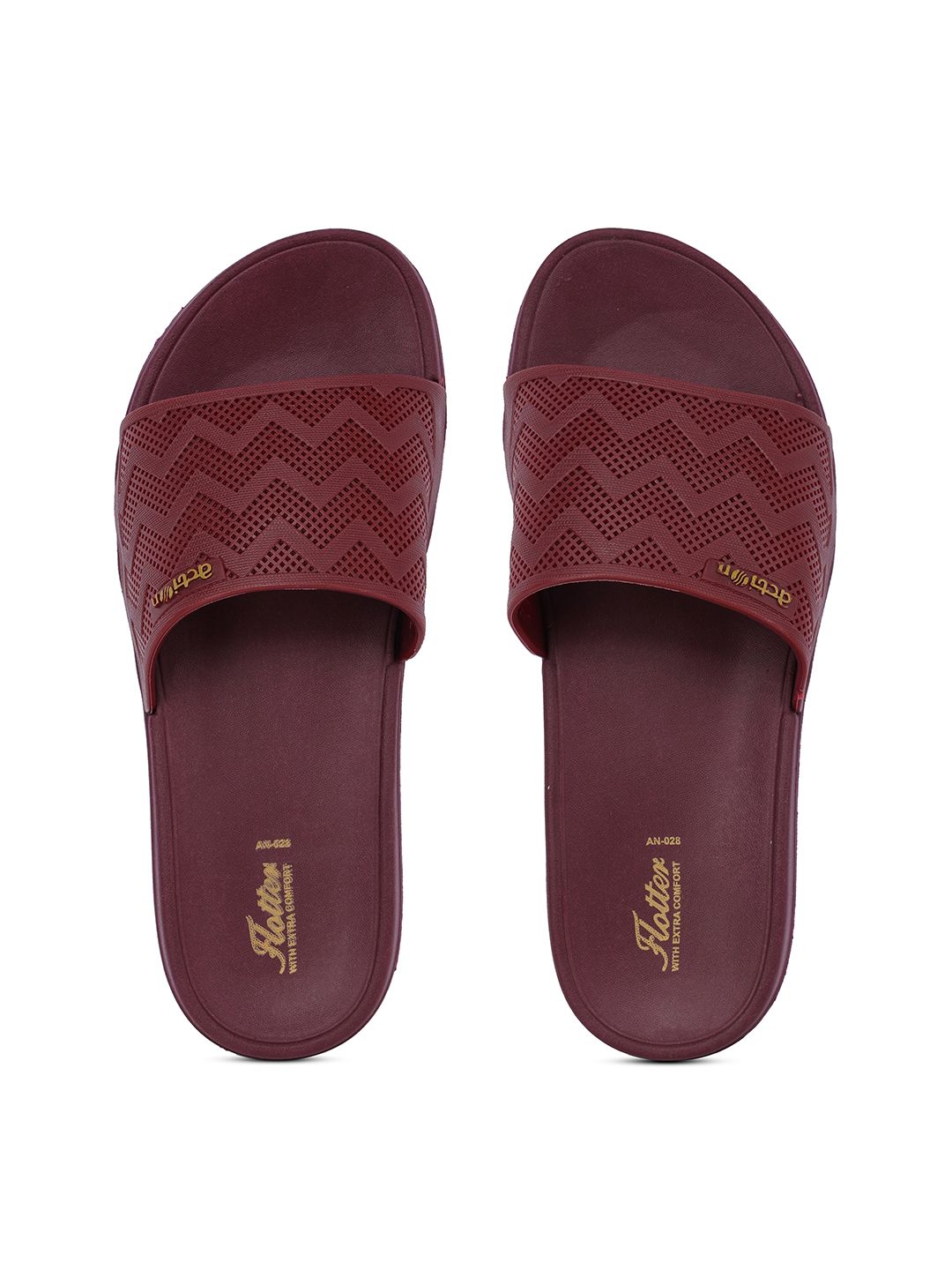 Women Maroon Flip-Flops