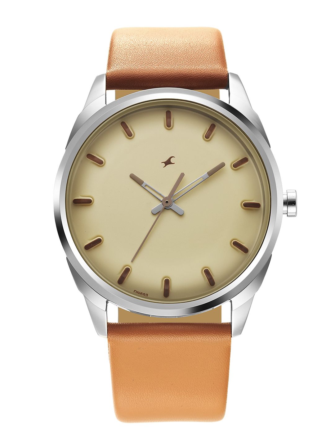 Fastrack Men Brass Dial & Leather Straps Analogue Watch 3273SL02-picture-22