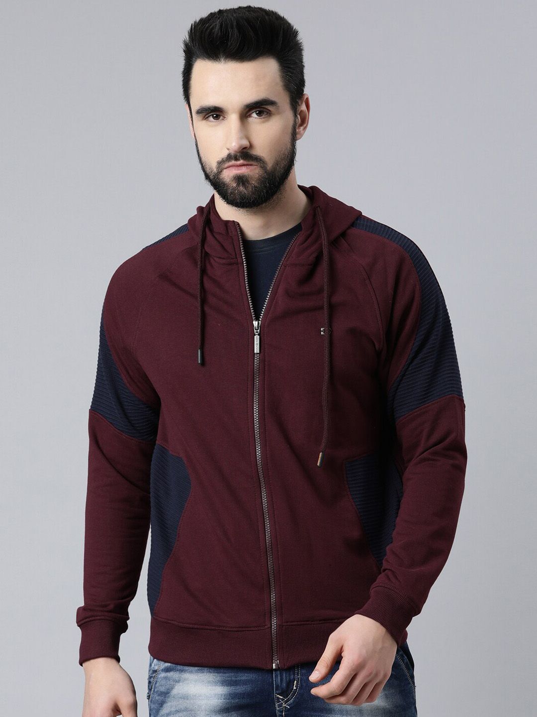 DIXCY SCOTT MAXIMUS Men Colourblocked Lightweight Sporty Jacket