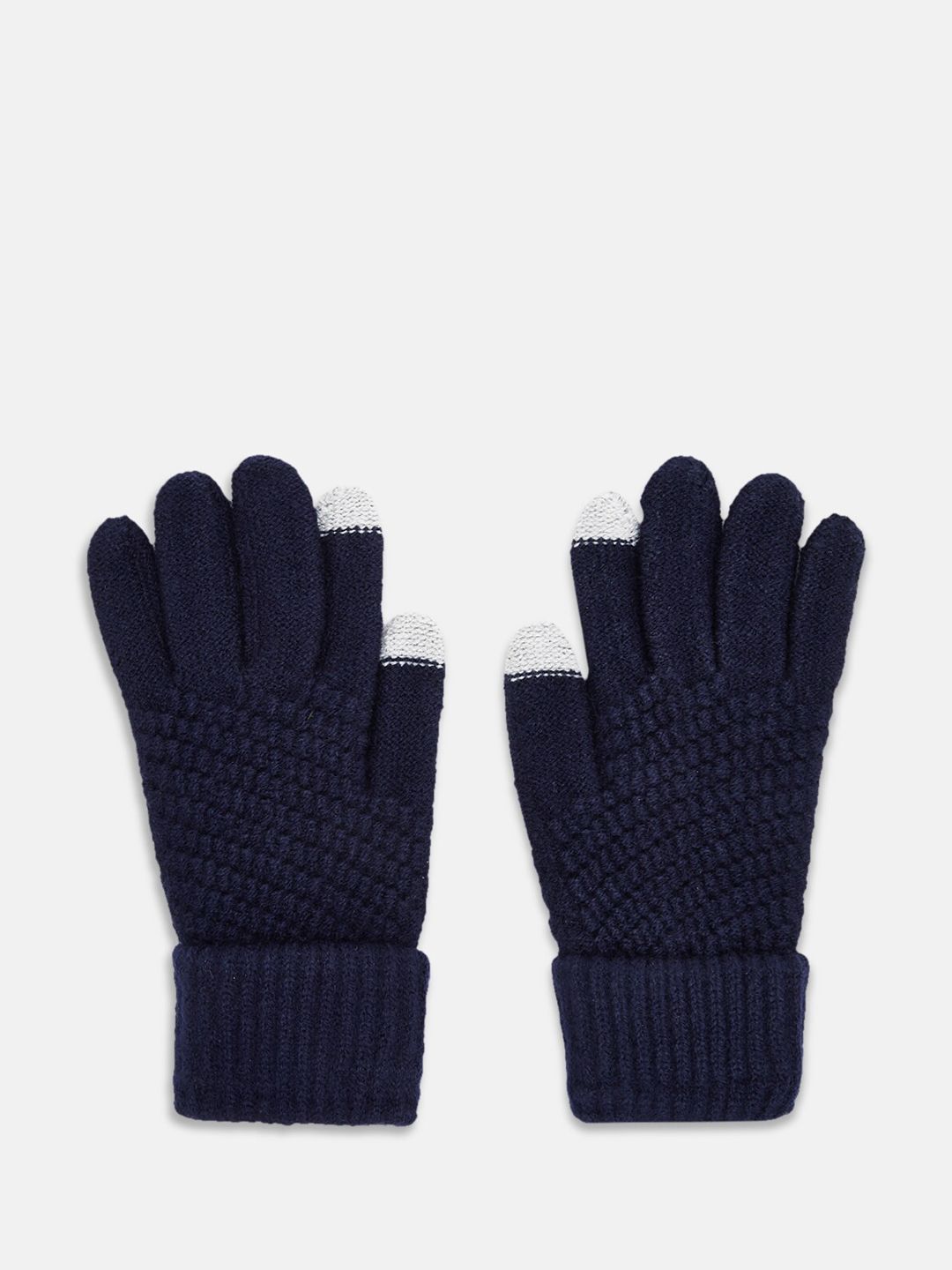 BYFORD by Pantaloons Men Knitted Acrylic Gloves-image-1