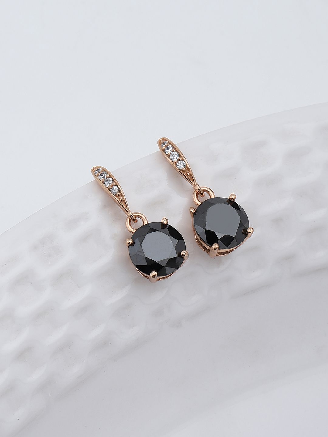 Carlton London Circular Drop Earrings-picture-21