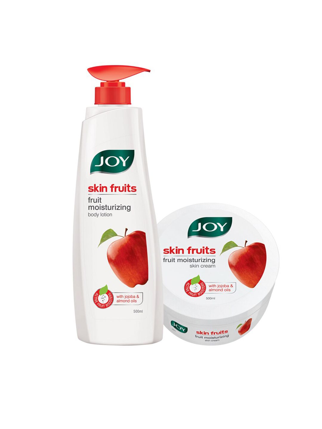 JOY Skin Fruits Fruit Moisturizing Body Lotion 500ml & Skin Cream 500ml