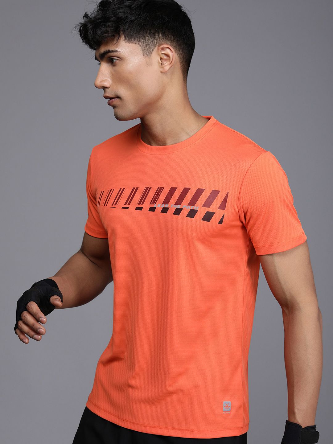 WROGN ACTIVE Striped Dry Pro Slim Fit Sports T-shirt - Price History