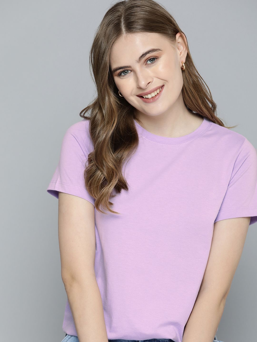 Buy Godfrey GODFREY Women Printed Cotton T-shirt at Redfynd