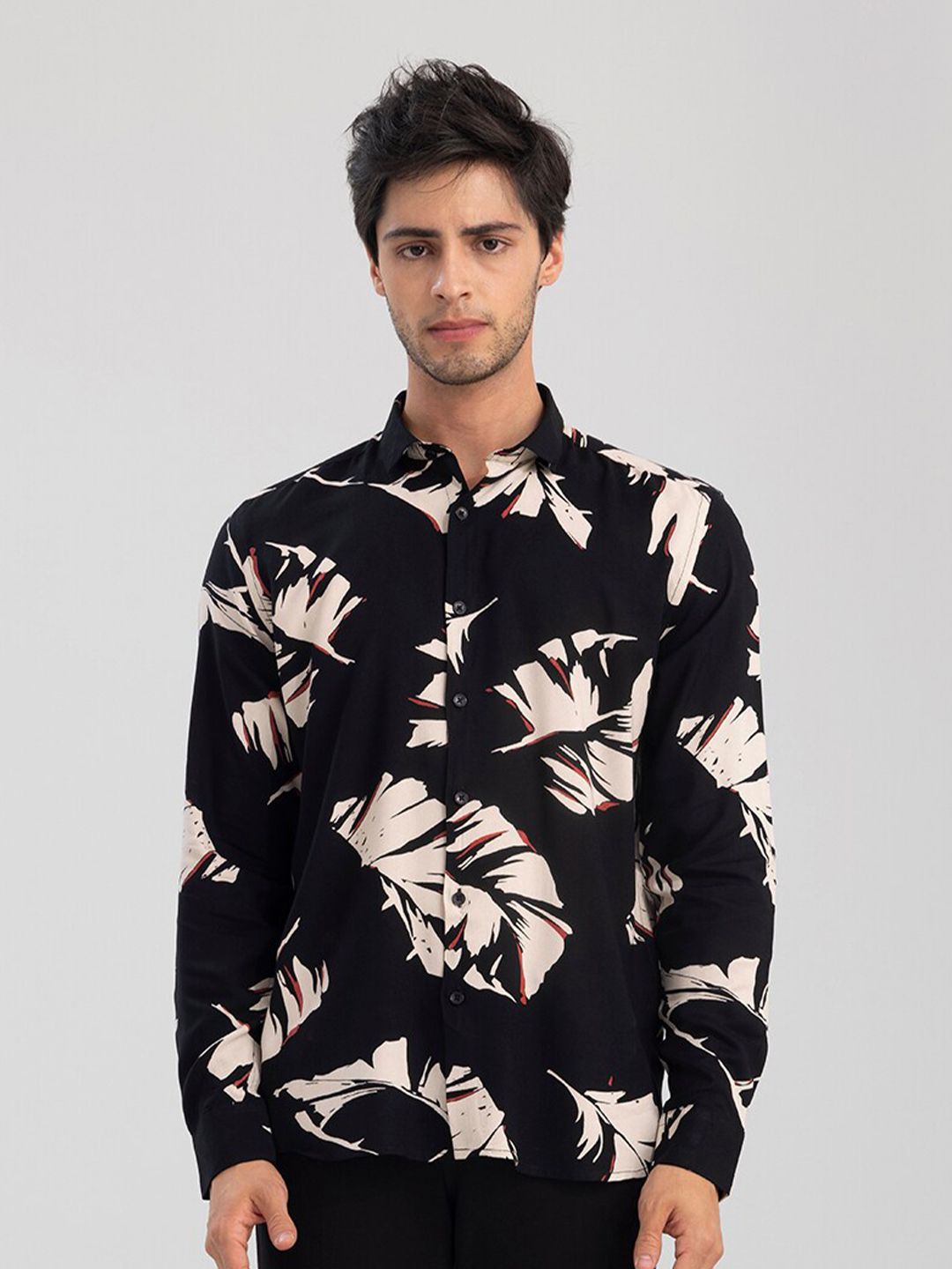 Snitch Men Slim Fit Floral Printed Casual Shirt-picture-39