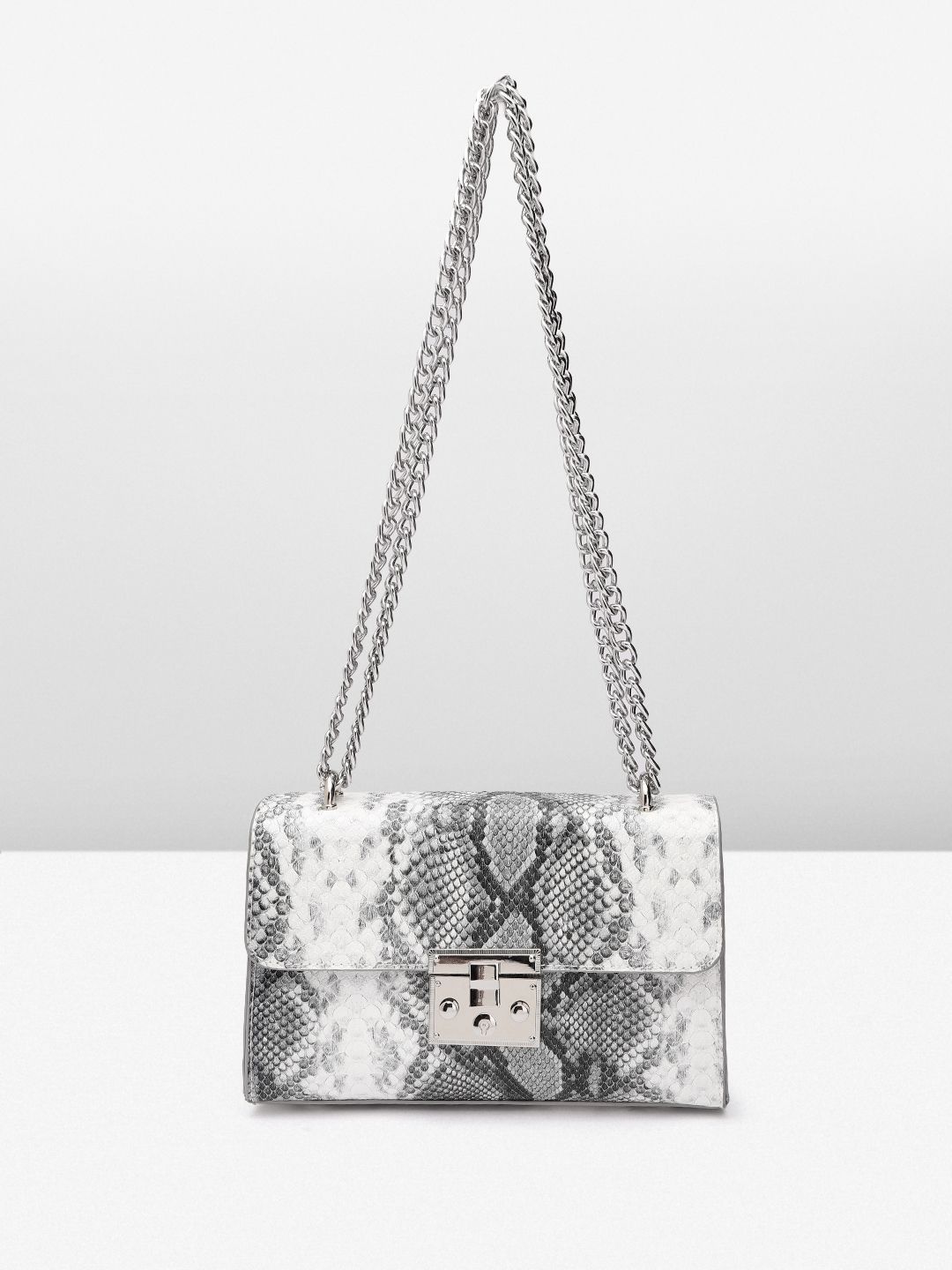 Lino Perros Snake Skin Textured Structured Sling Bag-picture-23