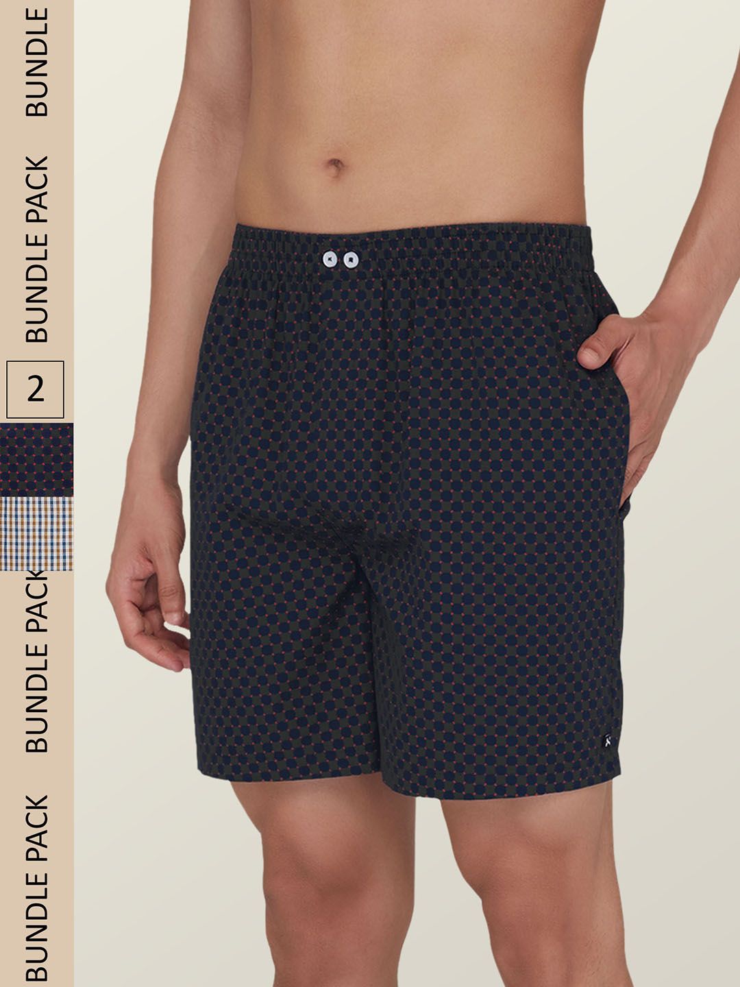 XYXX Men Pack Of 2 Printed Cotton Boxers-picture-16