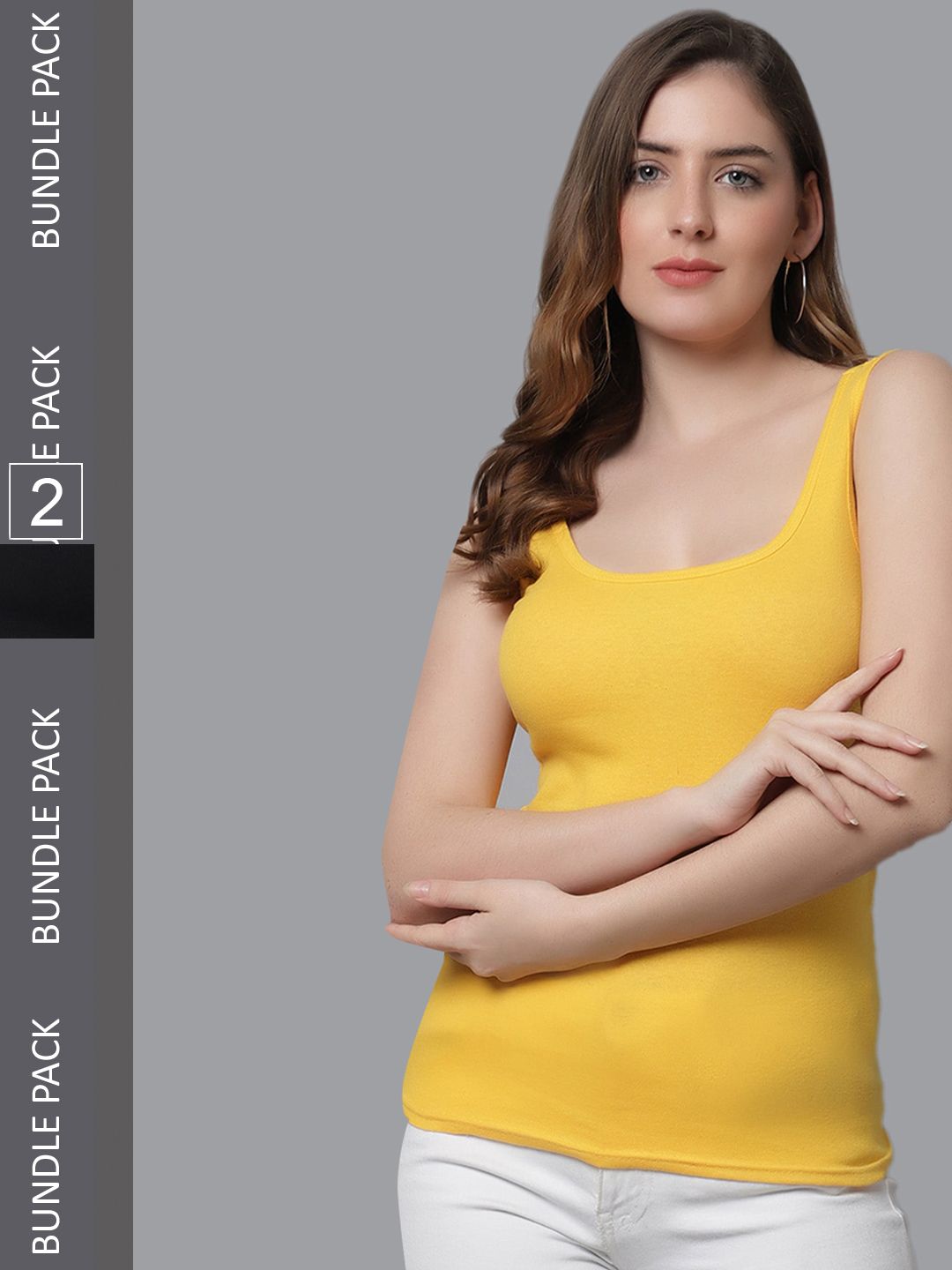 KEX Pack Of 2 Cotton Camisoles-picture-30