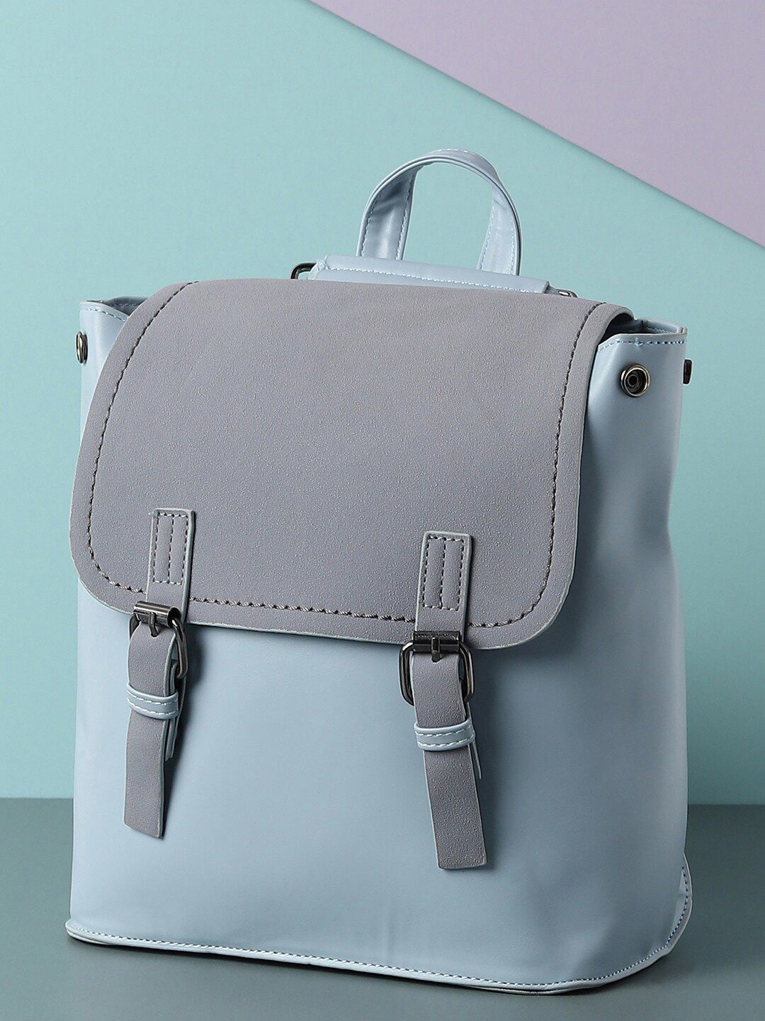 HAUTE SAUCE by Campus Sutra Women Colourblocked Backpack-picture-18