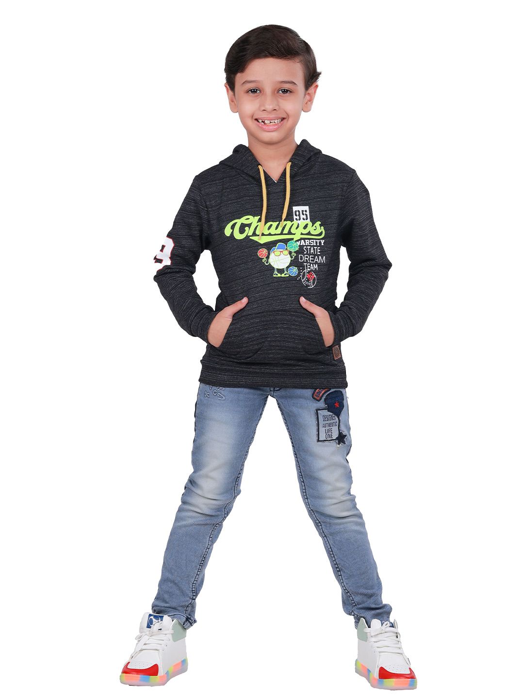 3PIN Boys Printed Hooded Cotton Sweatshirt-picture-21