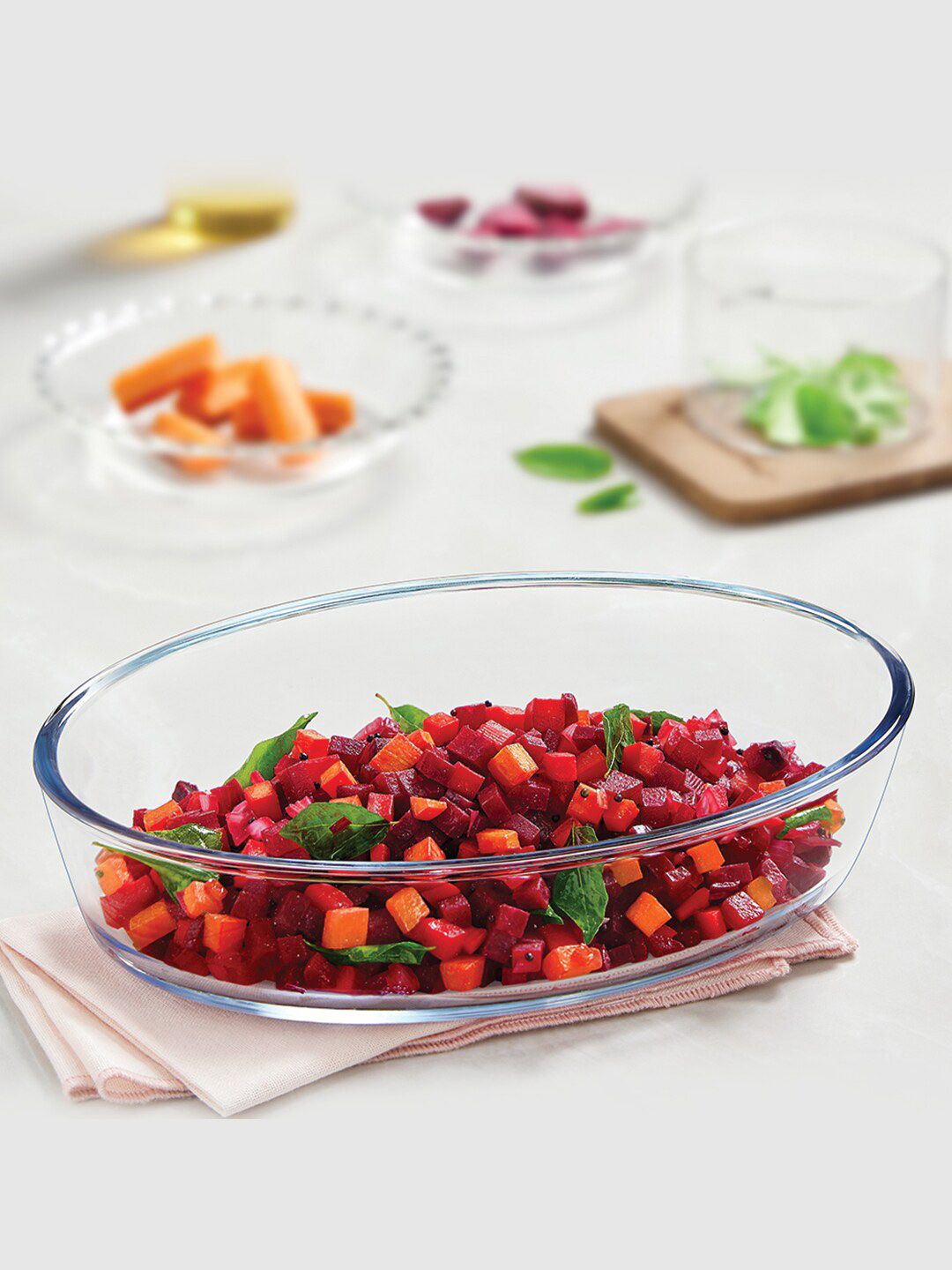 BOROSIL Oval Borosilicate Glass Oven & Microwave Safe Baking Dish 1.6 L-image-7