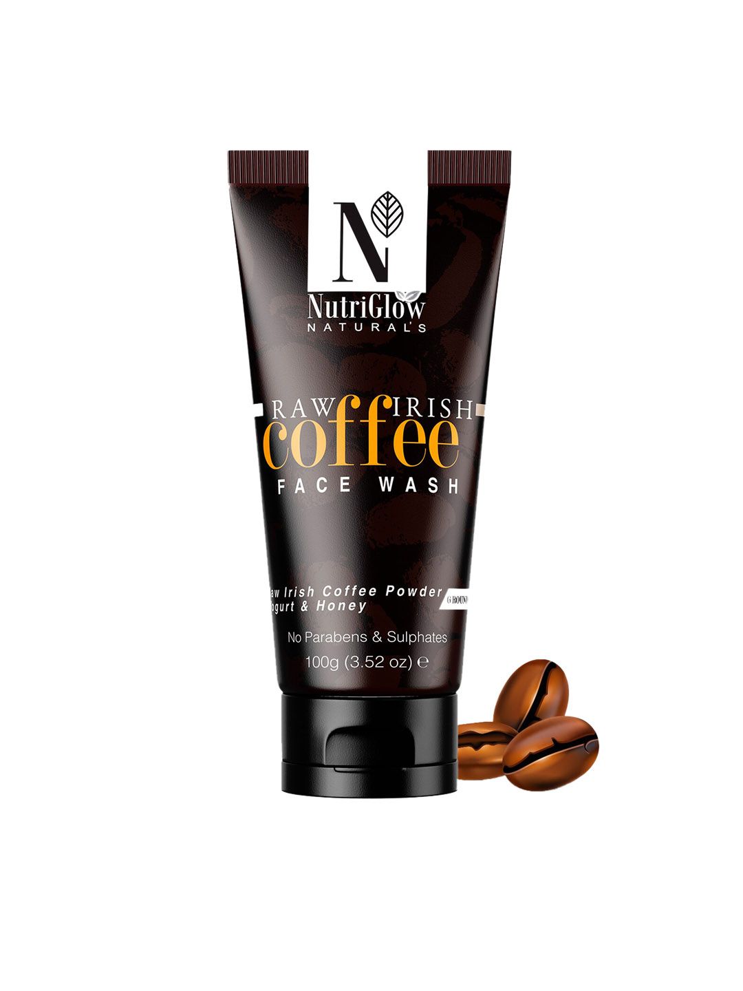 NutriGlow Naturals Raw Irish Coffee Blackhead Removal Face Wash-100 gm-image-38