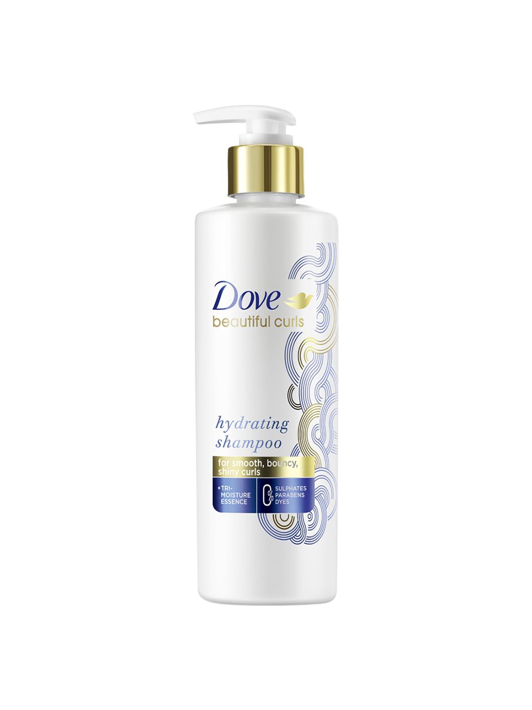 Dove Beautiful Curls Sulphate-Free Hydrating Shampoo with Tri Moisture Essence - 380ml