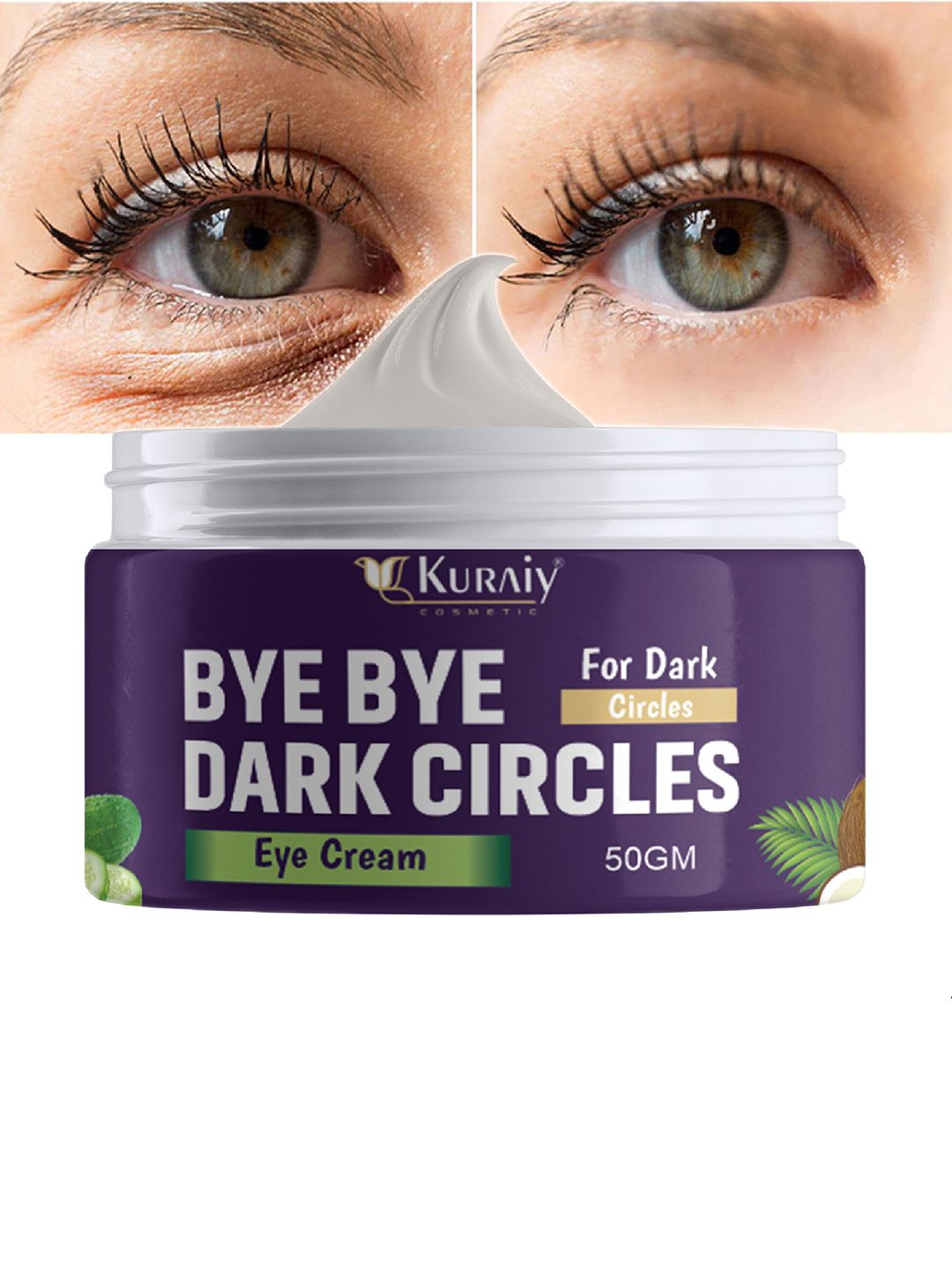 KURAIY Eye Lift Under Eye Cream Gel - 50gm-picture-45
