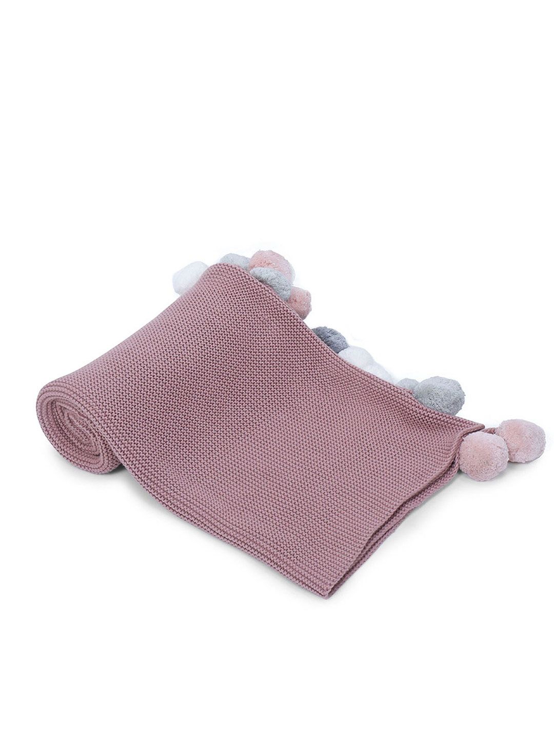 haus & kinder Rose & Grey 800 GSM AC Room Single Pure Cotton Bed Blanket-image-4