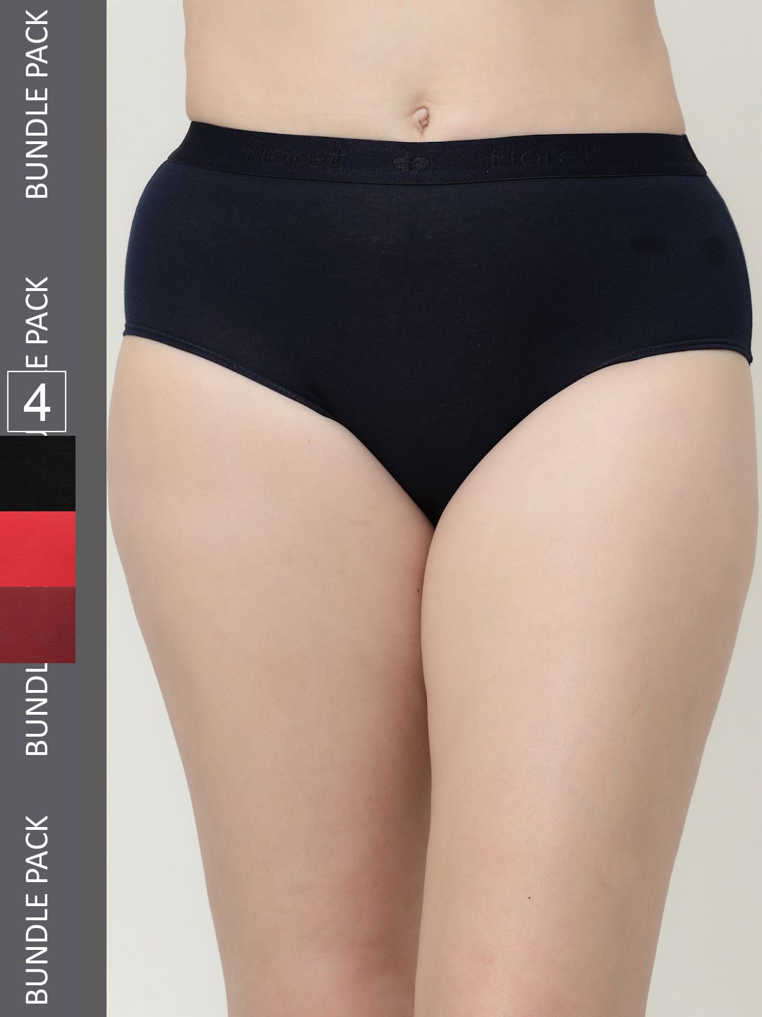 Floret Women Pack Of 4 Hipster Briefs-picture-17