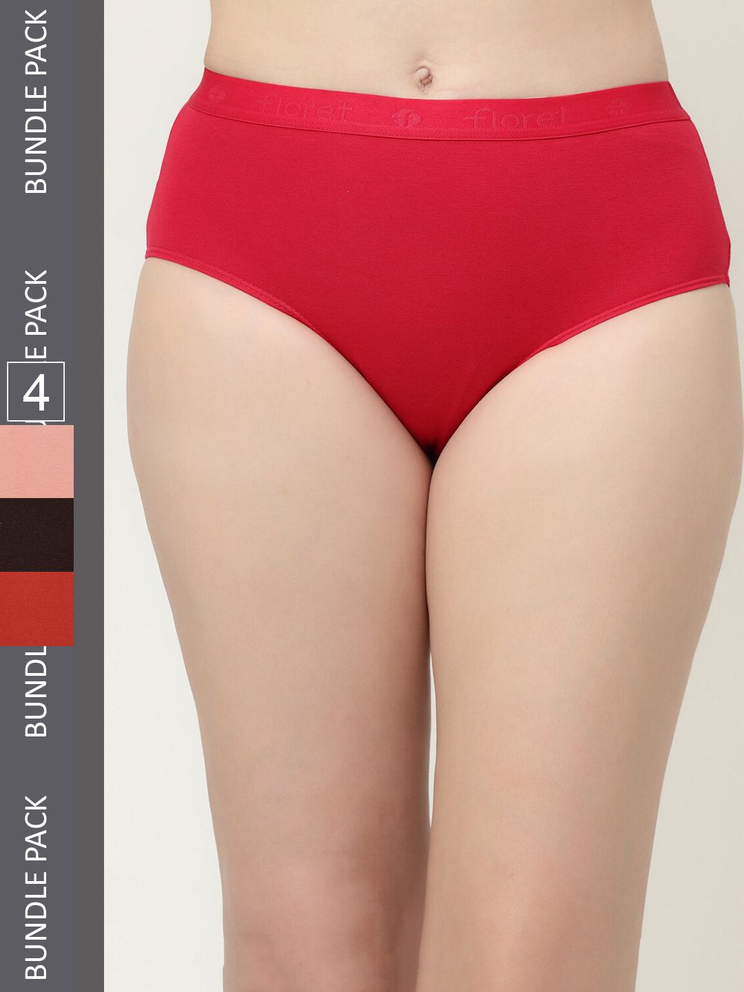 Floret Women Pack Of 4 Hipster Briefs-picture-27