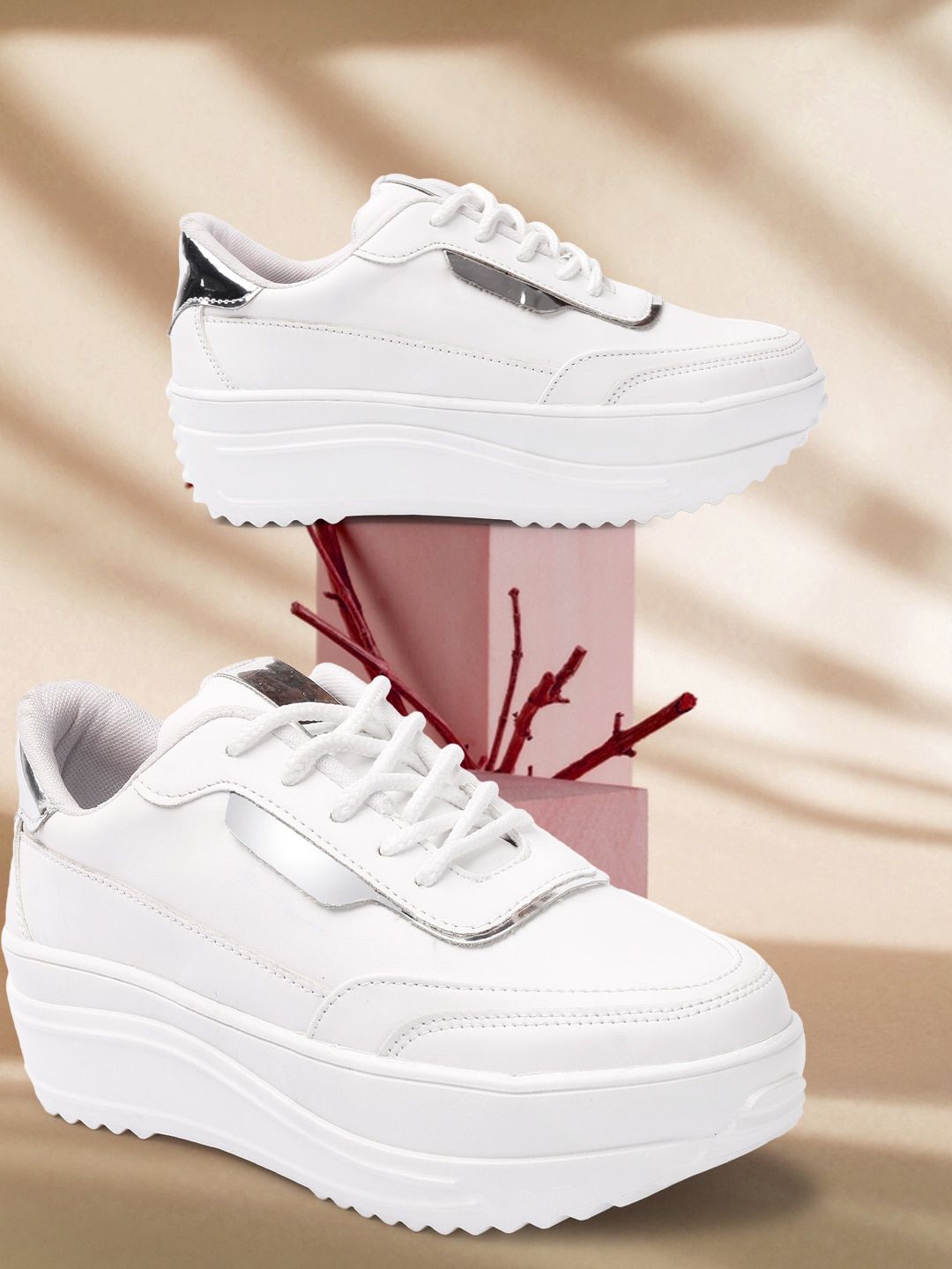VENDOZ Women Lace Up Sneakers-picture-18